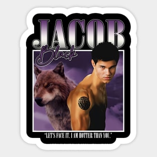 Twilight Two Images Jacob Sticker